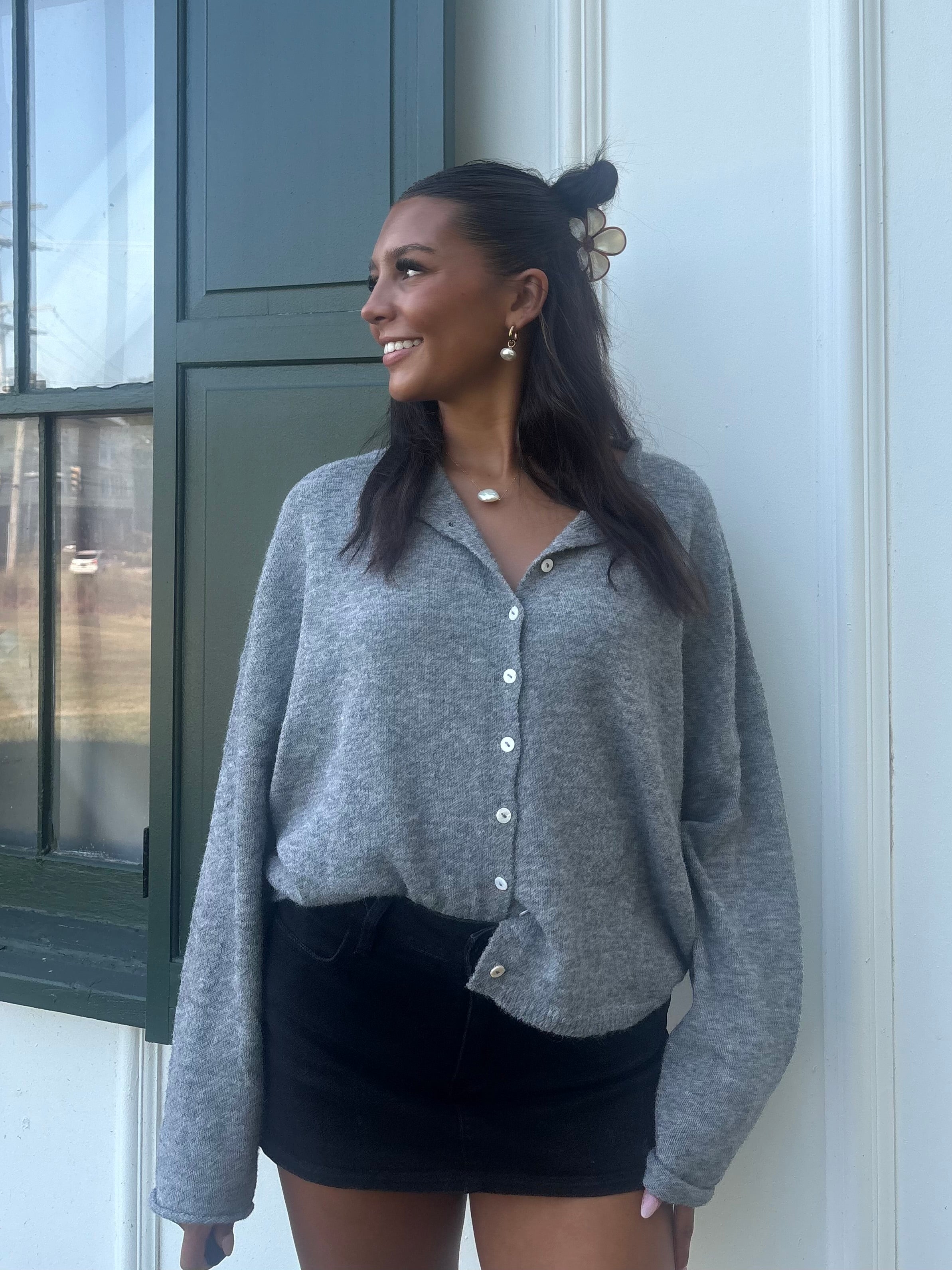 The Heather Grey It Girl Sweater