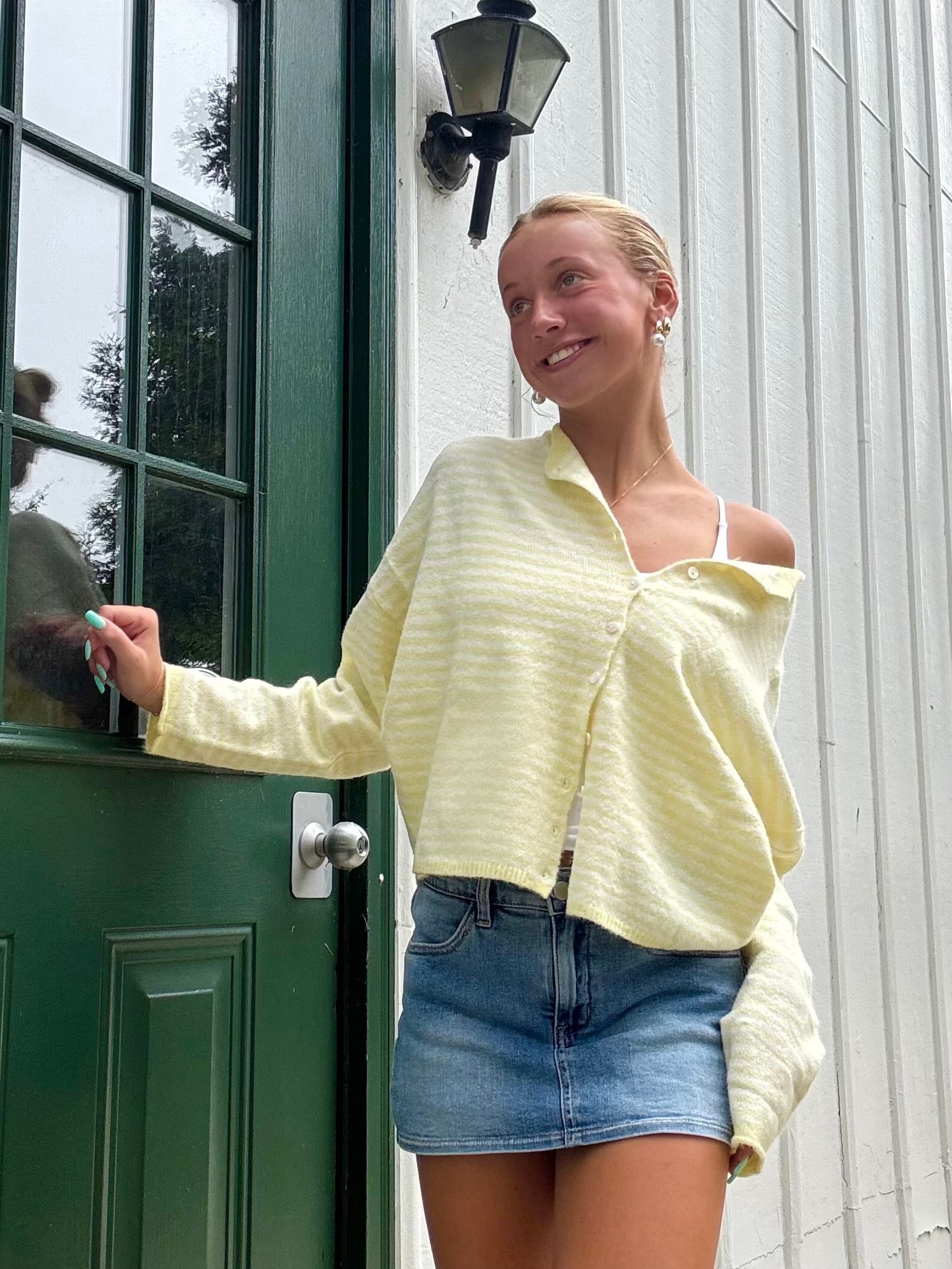 The Butter Mini Stripe It Girl Sweater