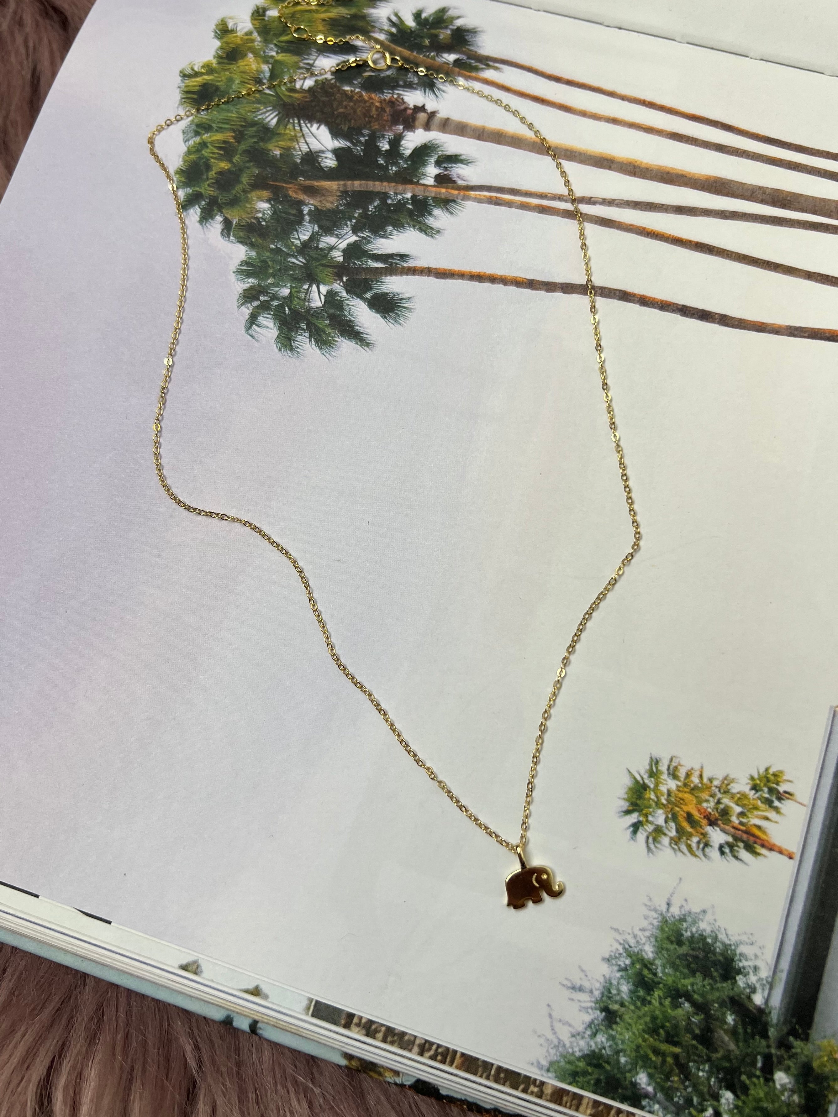 Petite Lucky Elephant Necklace