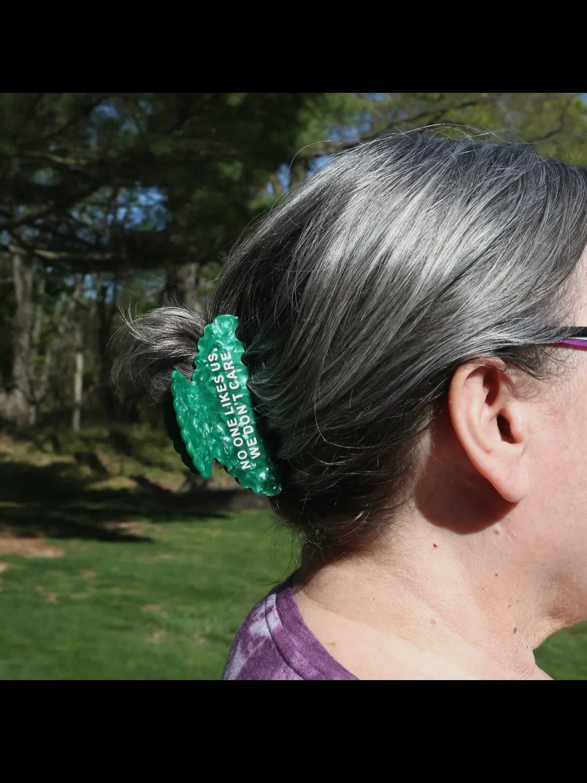 Fly High Eagles Statement Hair Claw Clip