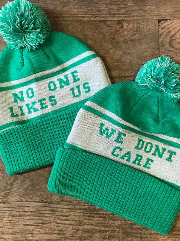 Eagles Pride “No One Likes Us” Pom Pom Beanie