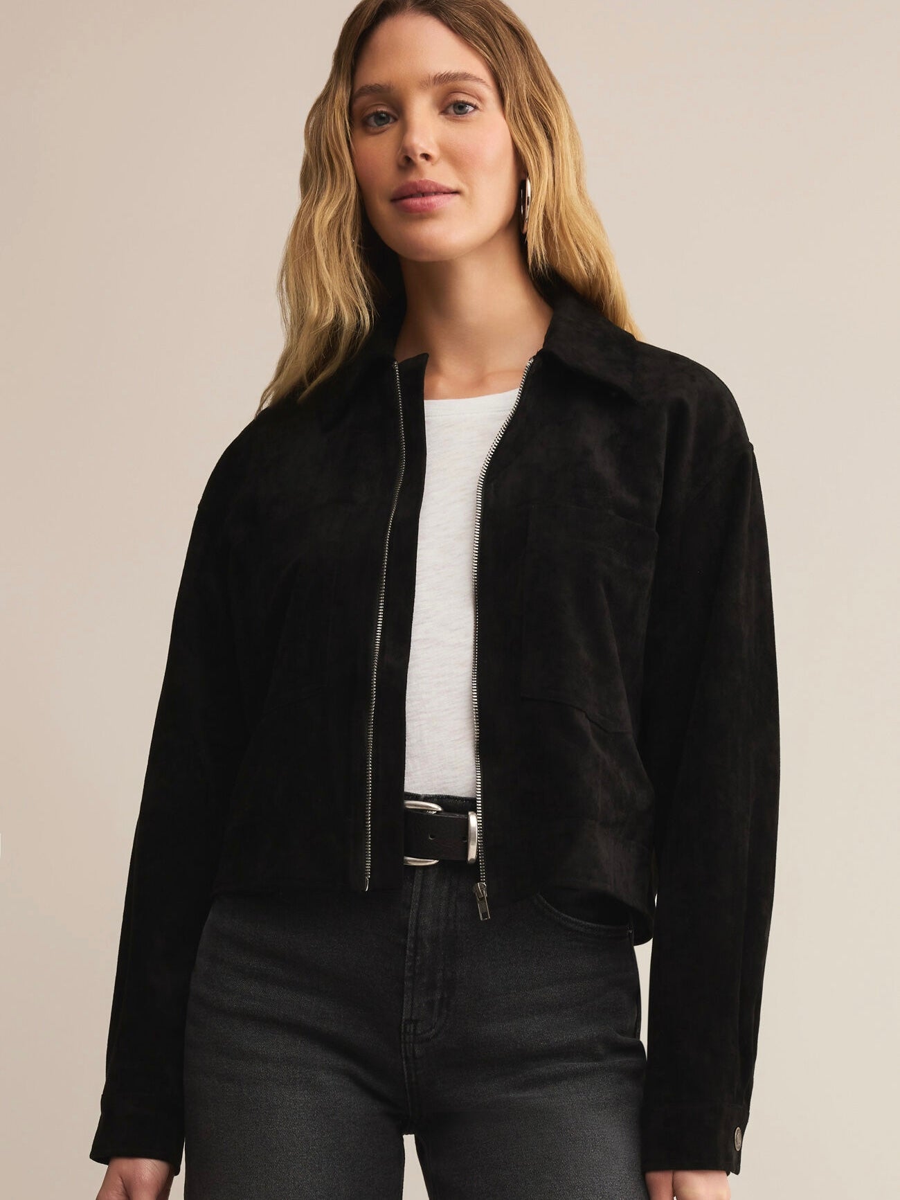 Heritage Black Suede Jacket