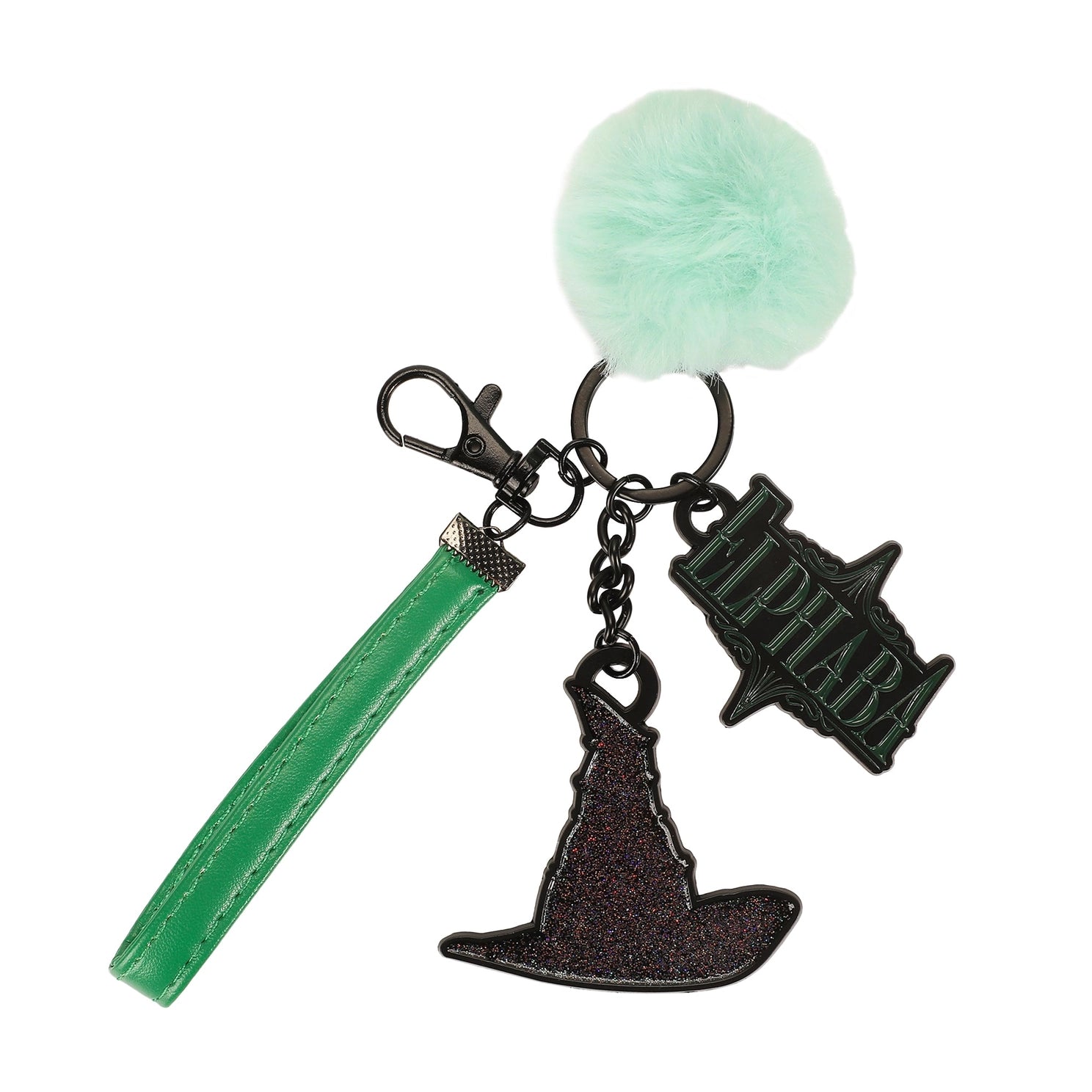 Wicked Elphaba Hat Pom Keychain – Official Licensed Witch Hat Charm