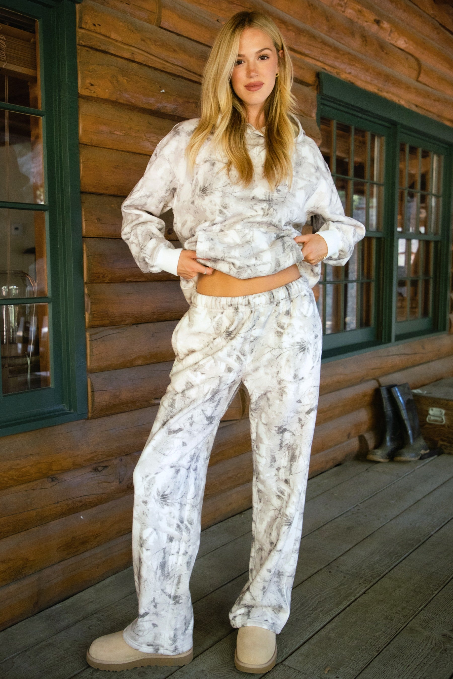 So Comfy Camo Wide leg Sweatpants