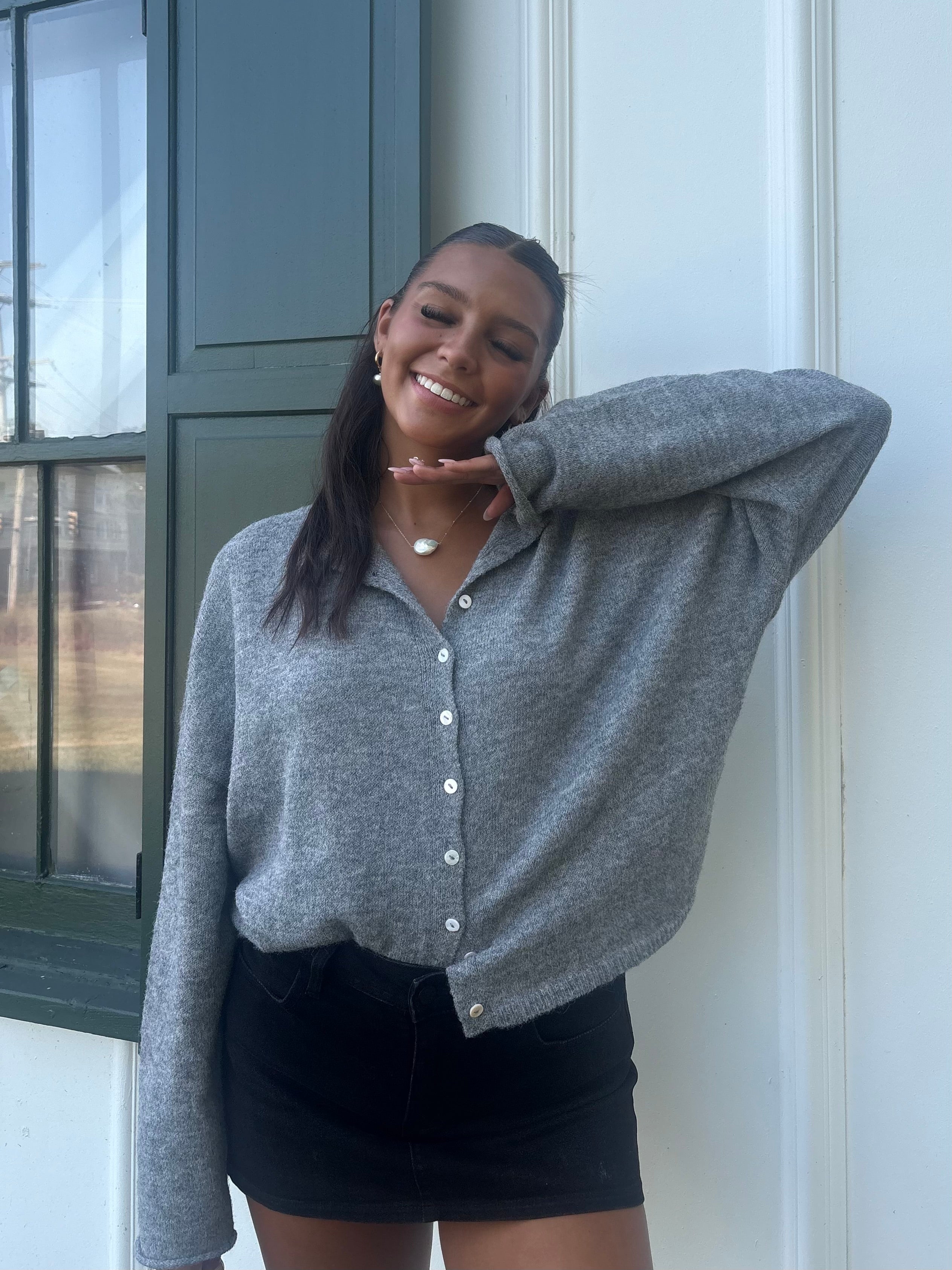 The Heather Grey It Girl Sweater