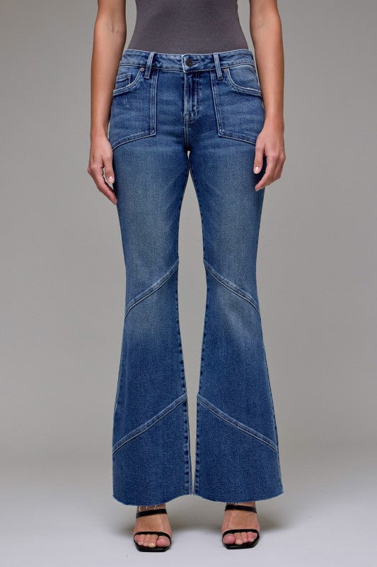 Hidden Revival Low Rise Flare Jeans