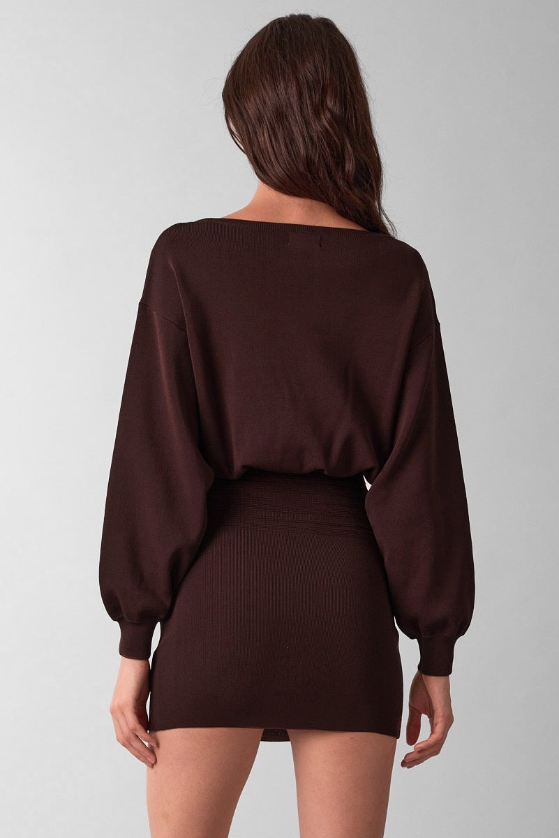 Blair Off the Shoulder Sweater Dress