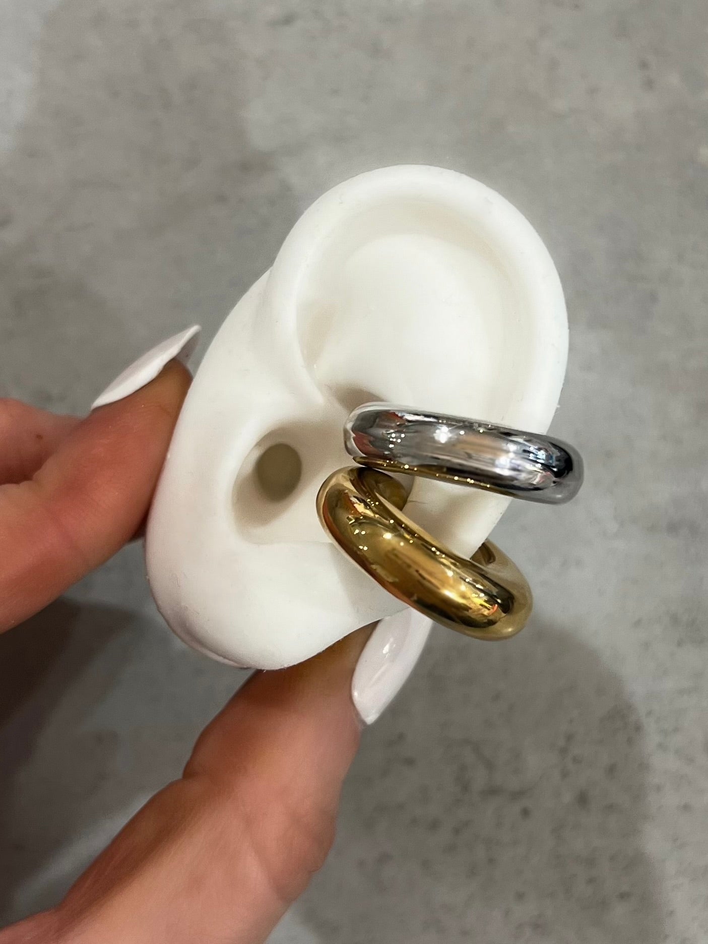 Chunky Stainless Ear Cuff