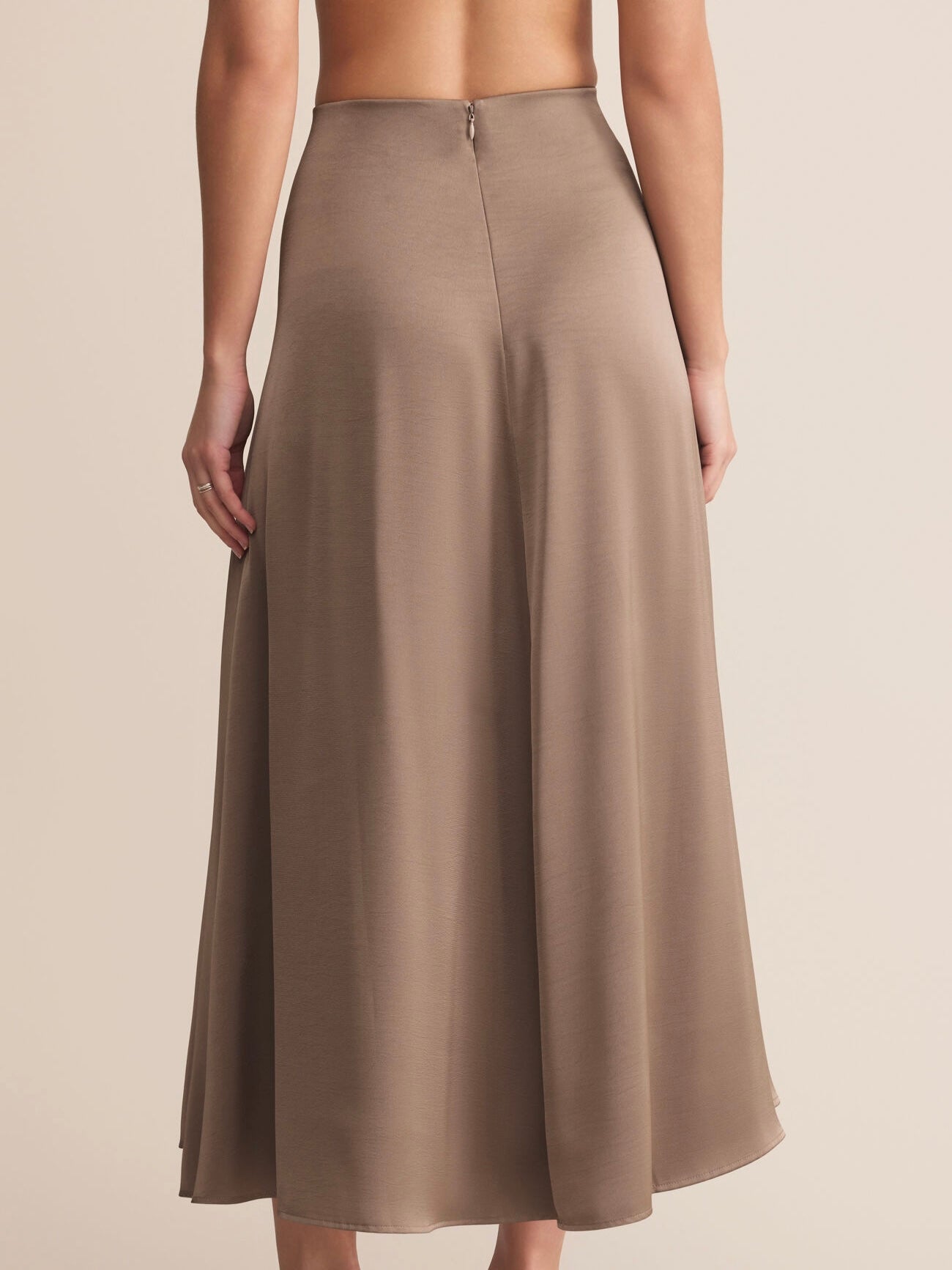 Z SUPPLY Northpointe Satin Midi Skirt | Effortless Chic, Dress Up or Down