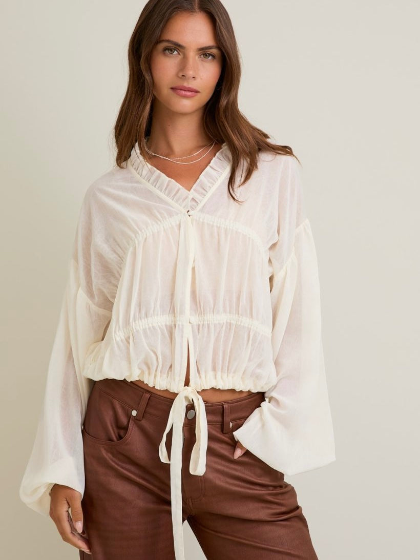 Ashley Long Sleeve Boho Top
