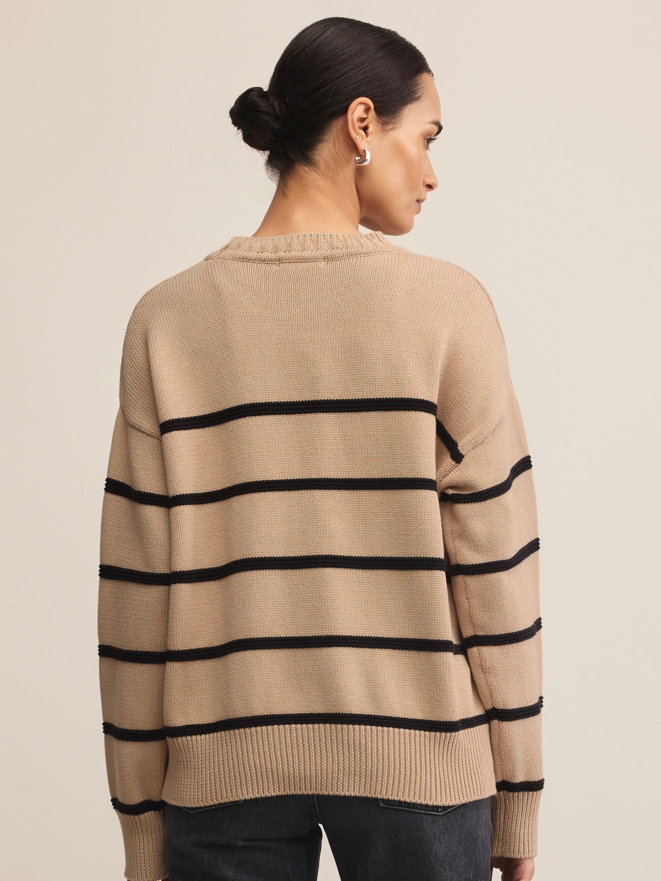 BOYFRIEND STRIPED SWEATER