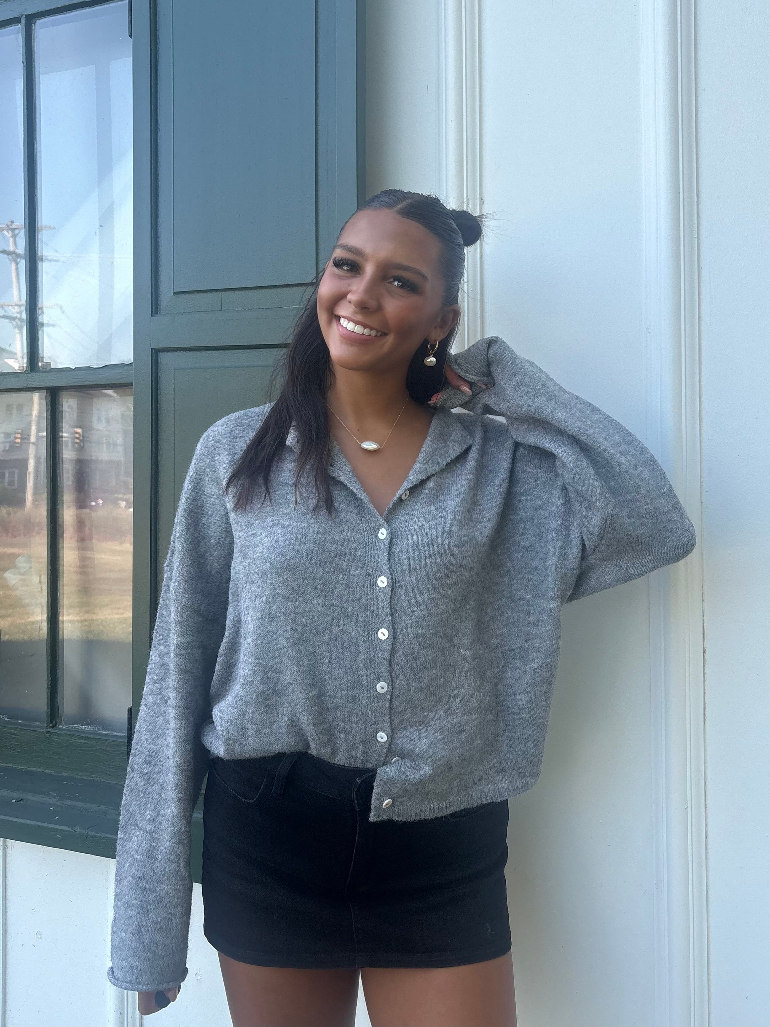 The Heather Grey It Girl Sweater