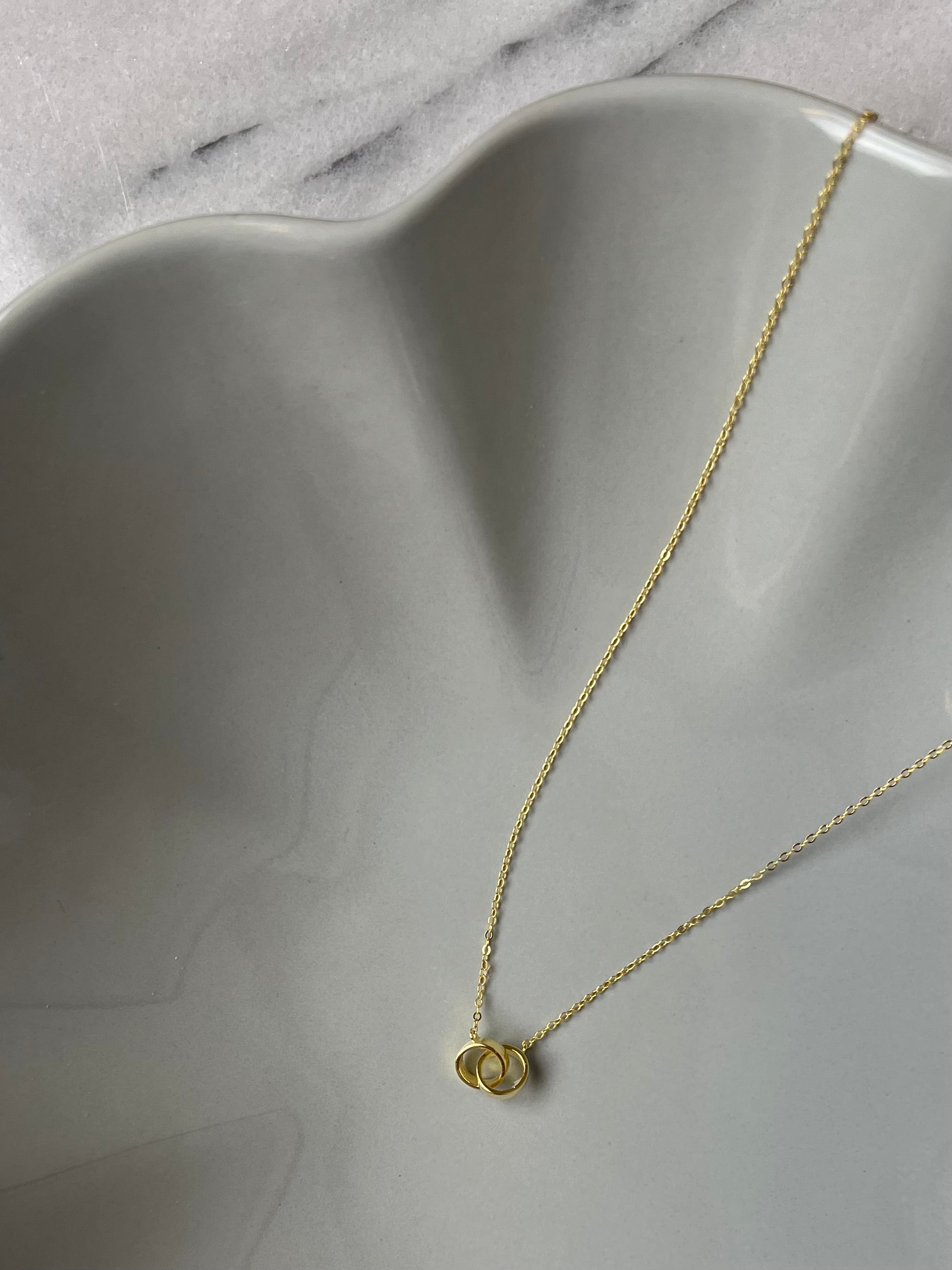 Interlock Love Circle Necklace
