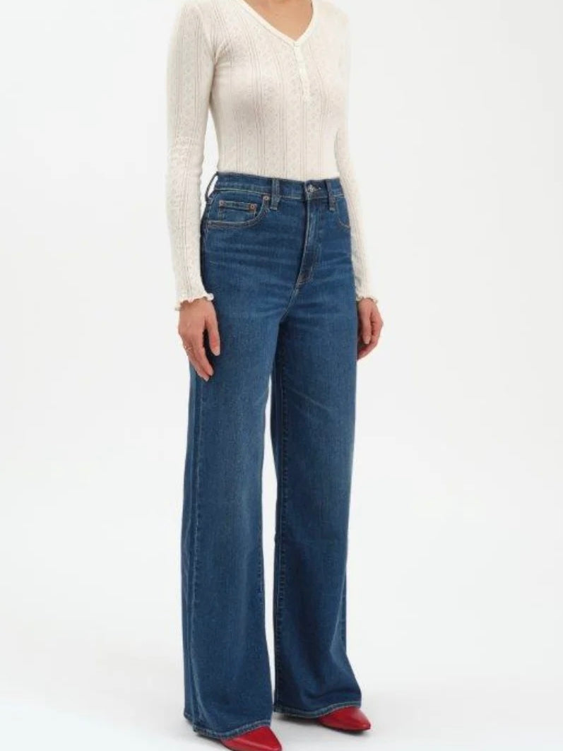Daze Far Out  High Rise Wide Leg