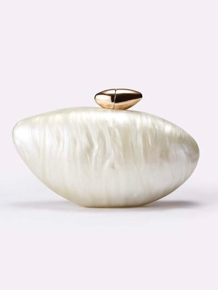 Seashell Acrylic Clutch Bag