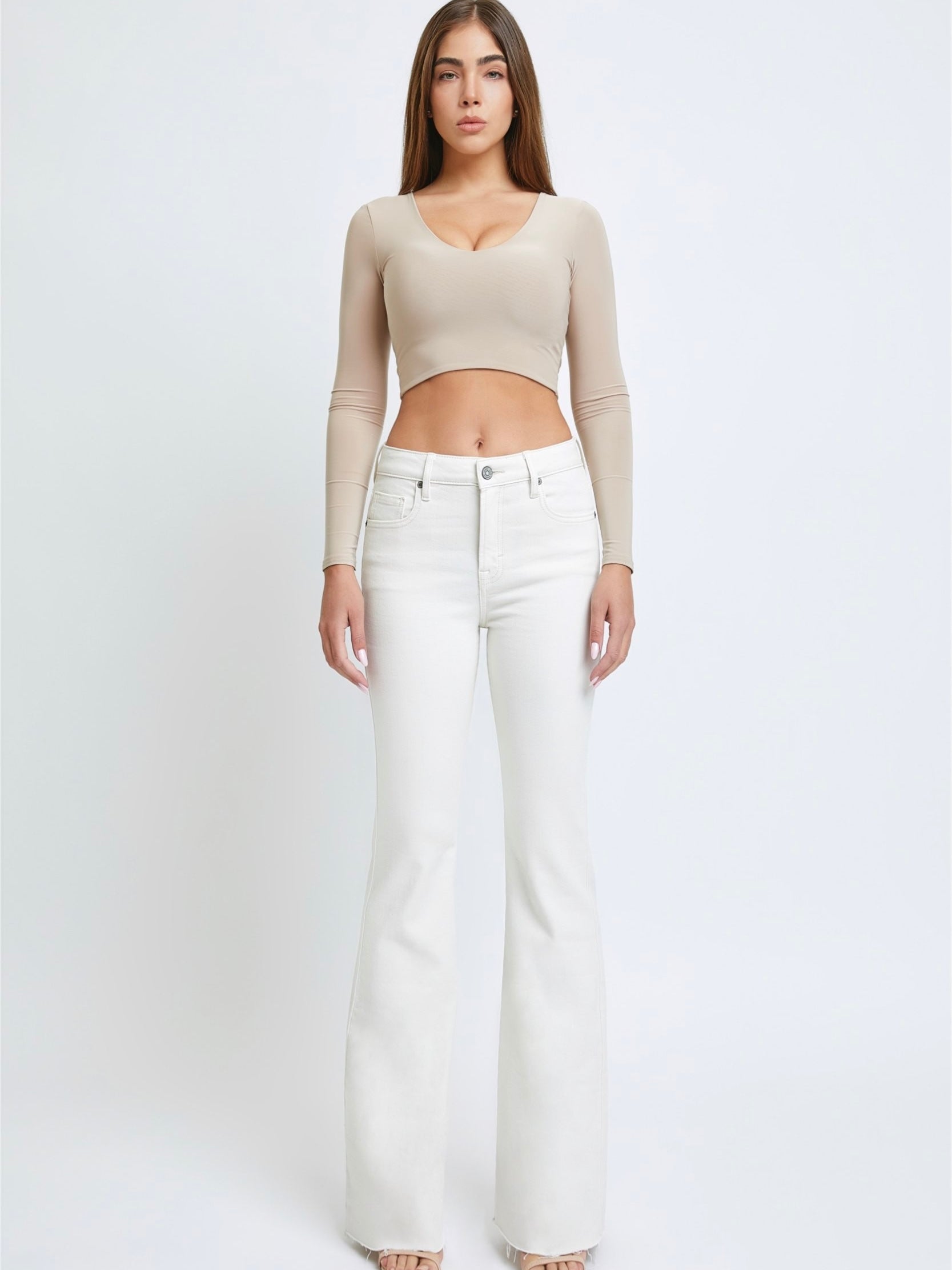 Happi HR Sea Salt Clean Cut Stretch Flare