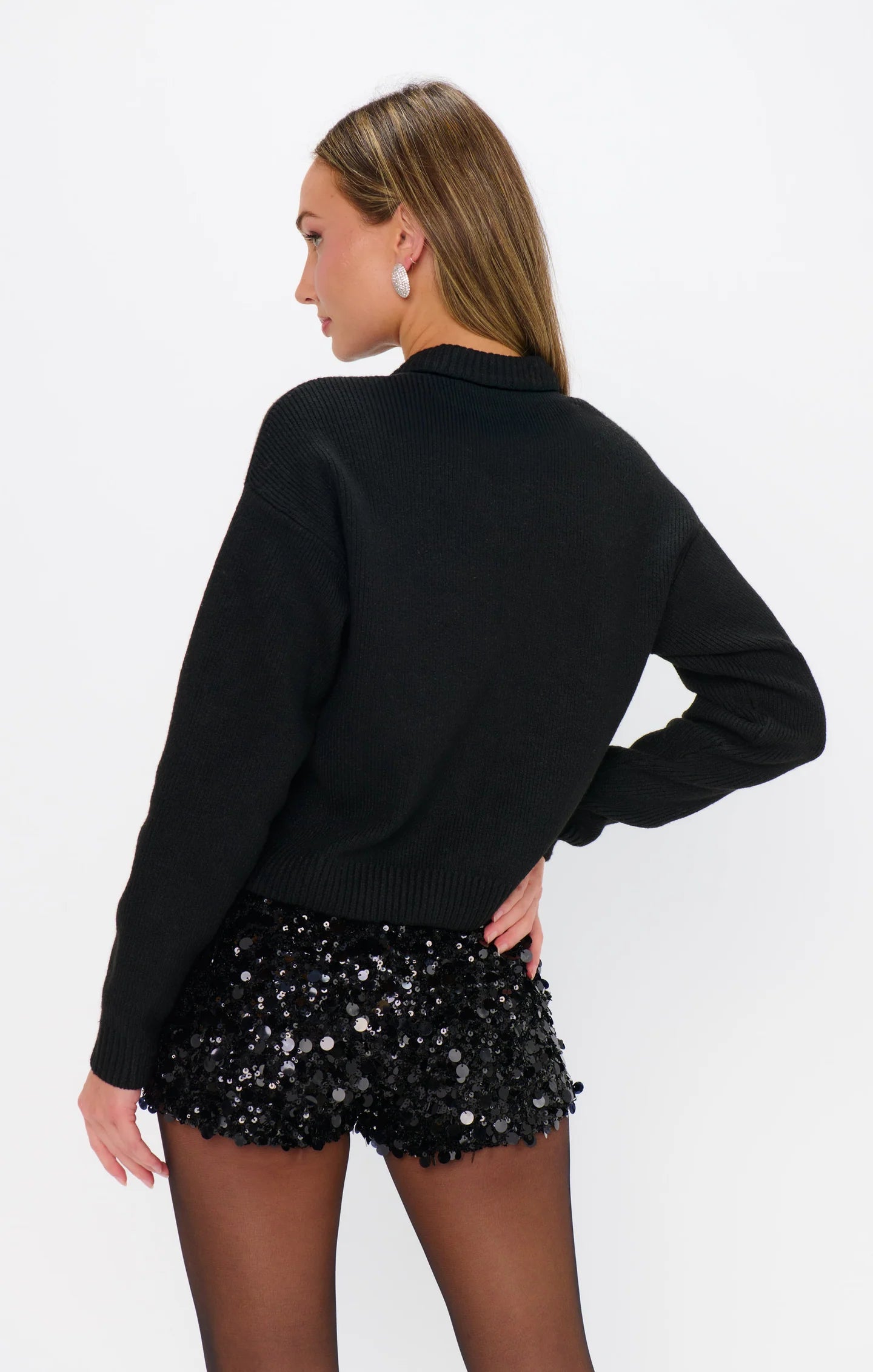 Maggie Cardigan Black Knit