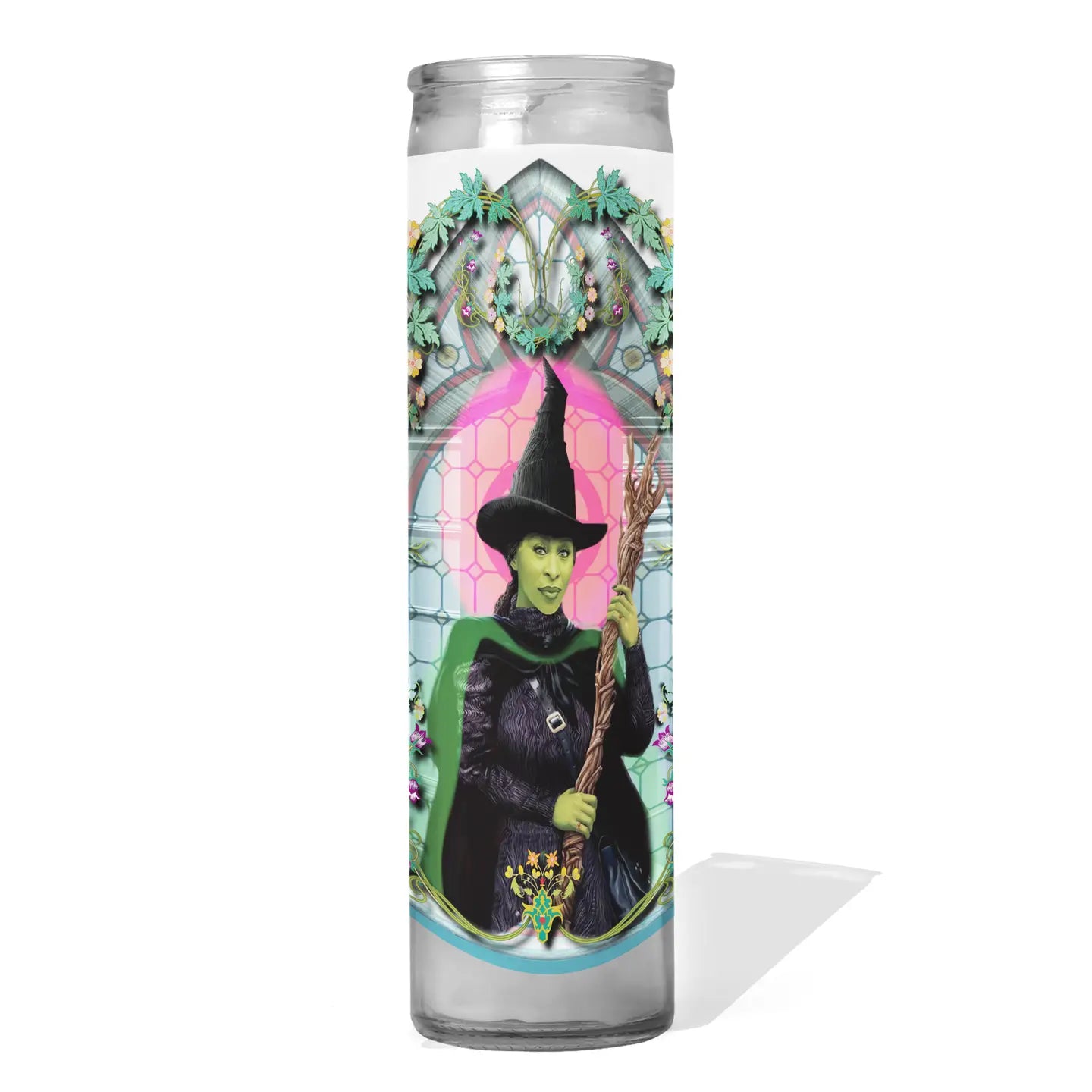 Ariana Grande Glinda the Good Witch Prayer Candle – Wicked Inspired Saint Celebrity Candle