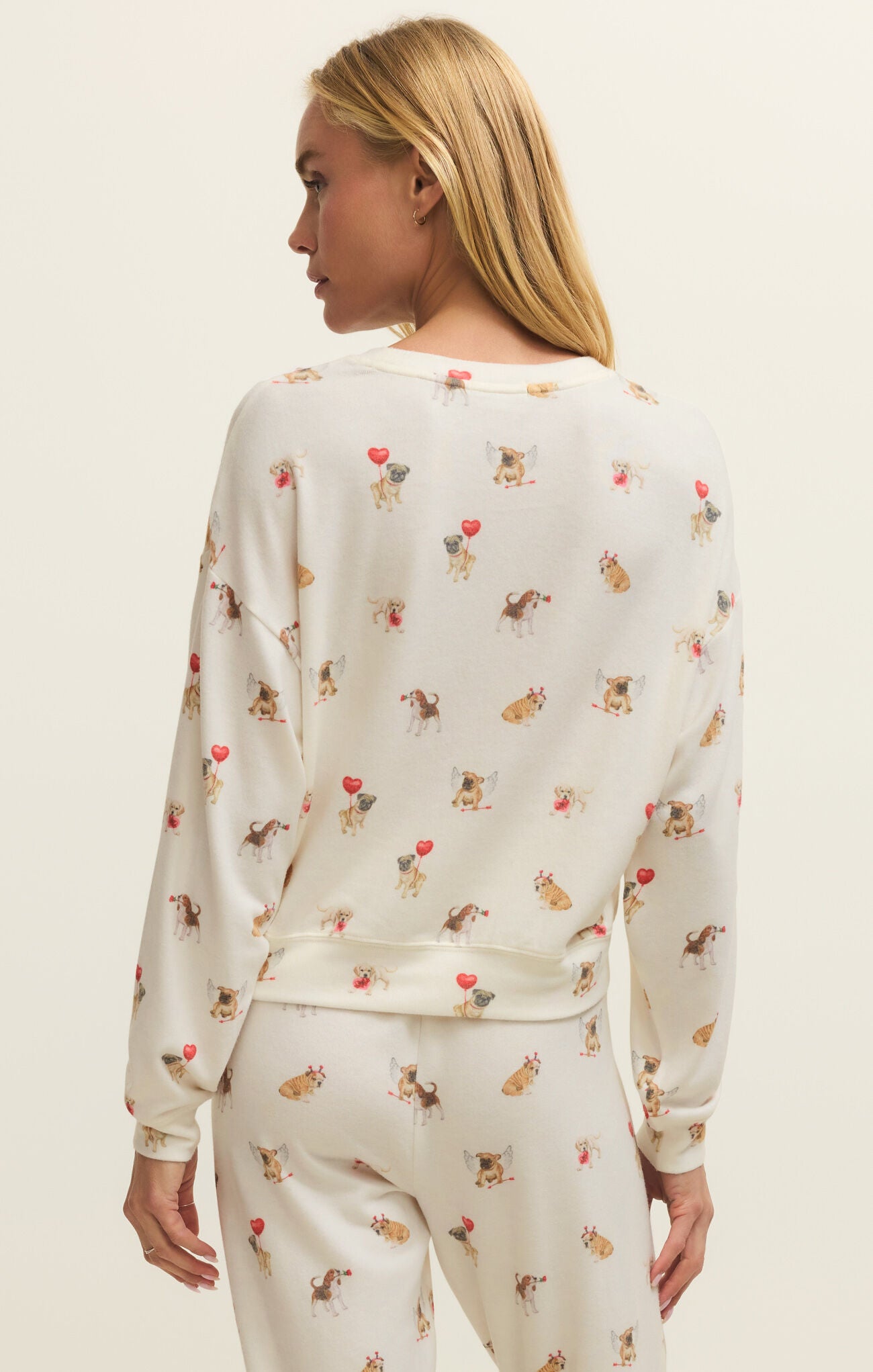 Z Supply Bisous Love Pup Top