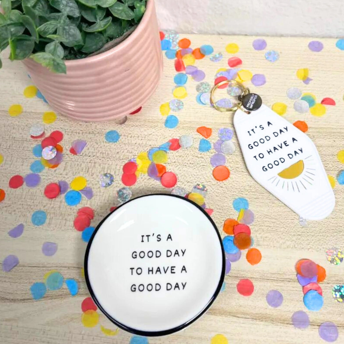 “It's A Good Day" Jewelry Trinket Tray