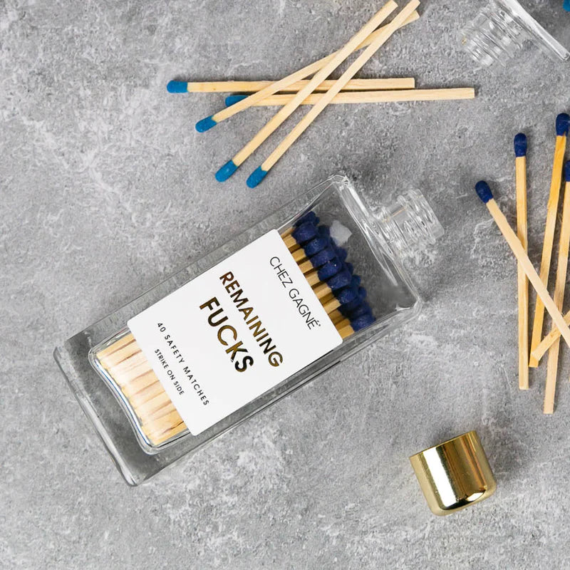 Remaining F**** Glass Bottle Matches